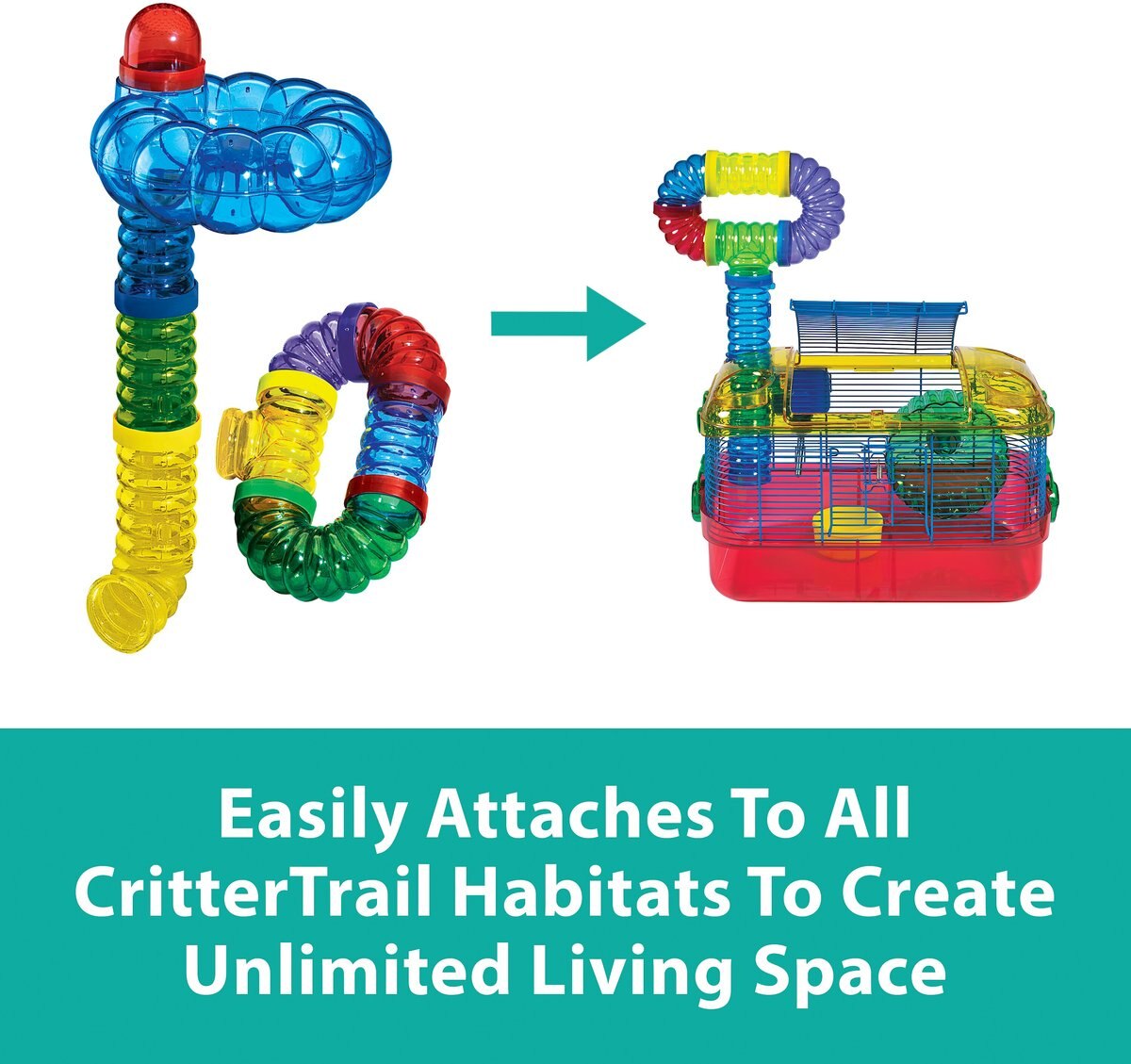 KAYTEE CritterTrail Small Animal Accessory Kit, LoopdLoop