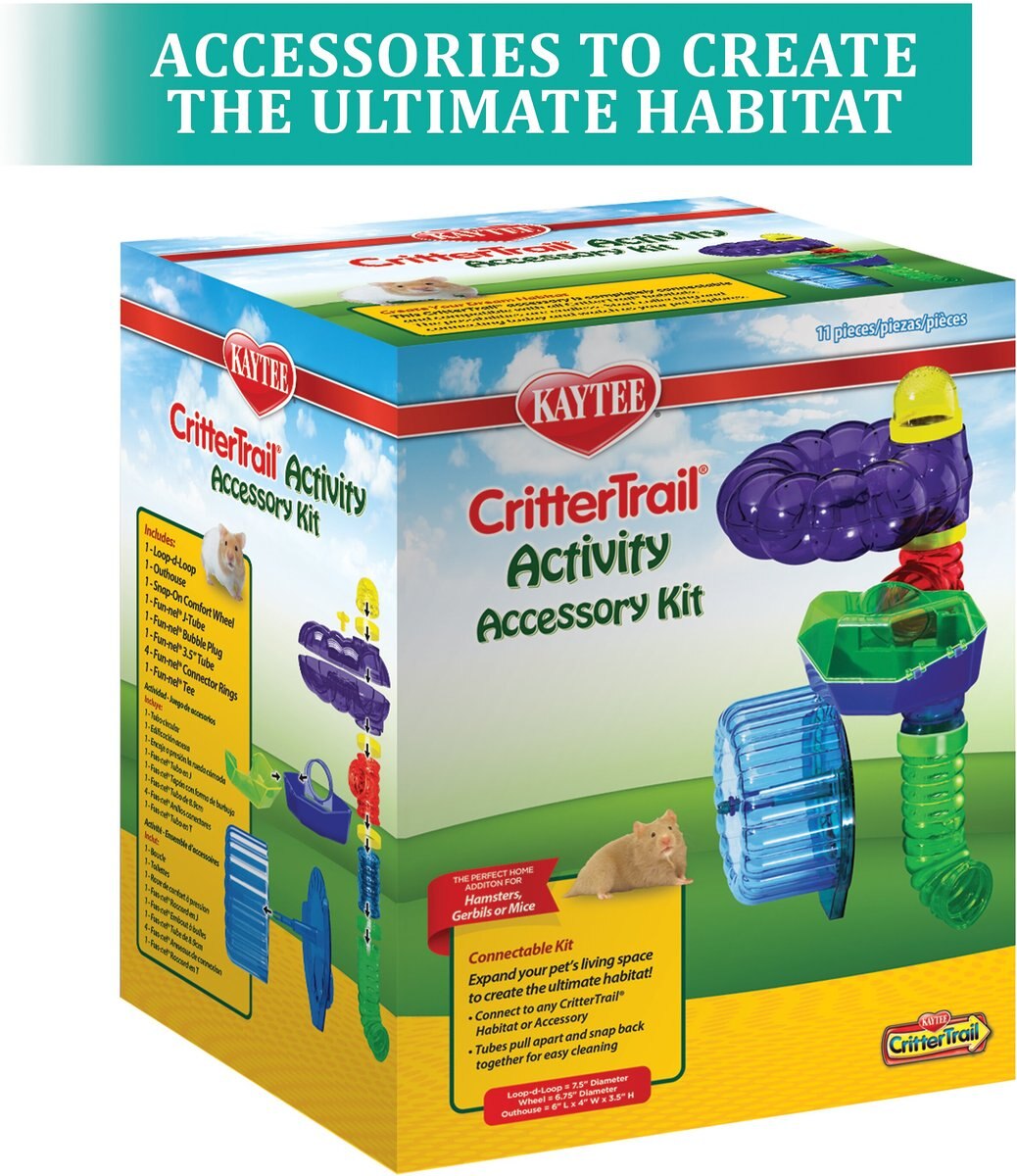 KAYTEE CritterTrail Small Animal Accessory Kit, Activity