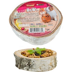 Vitapol by A&E Cage Company Wooden Tunnel with Hay Small Pet Treat