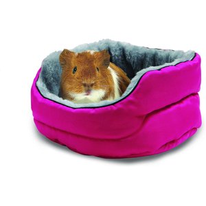 Kaytee Cuddle-E-Cup Plush Small Animal Bed, 10-in, Color Varies