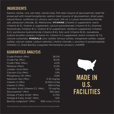 Show full view: Purina Pro Plan Adult Sensitive Skin & Stomach Salmon & Rice Formula Dry Dog Food, 5-lb bag slide 7 of 12