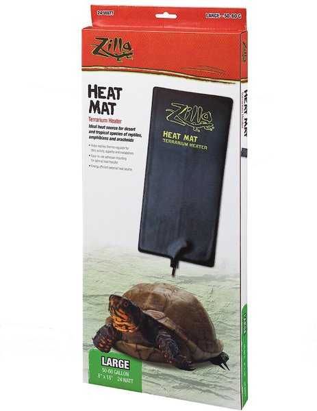 Zilla 50-60-gal Terrarium Heat Mat Reptile Heater, 24-watt slide 1 of 11