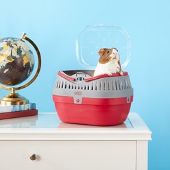 Living World Small Animal Carrier, Red & Grey, Large slide 2 of 3