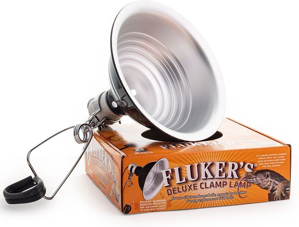 Fluker's Ceramic Clamp Lamp, 8.5-in slide 1 of 5