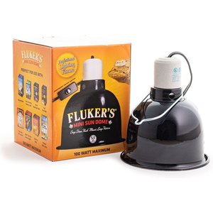 Fluker's Mini Sun Dome Lighting Fixture, 5.5-in