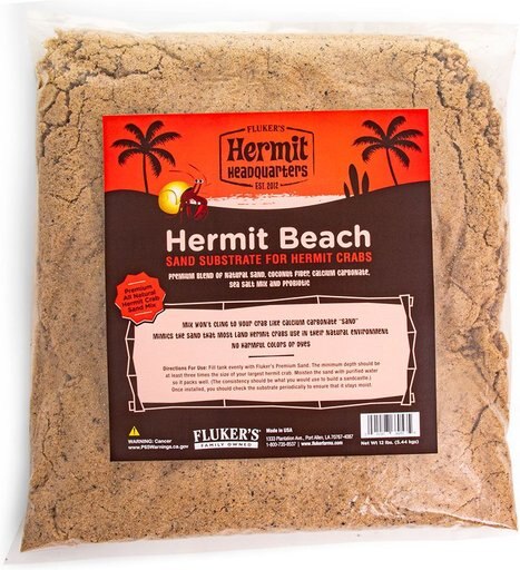 Fluker's Hermit Beach Sand Substrate, 6-lb bag
