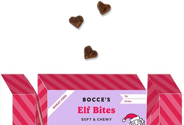 Bocce's Bakery Elf Bites Cracker Soft & Chewy Dog Treats, 2-oz bag