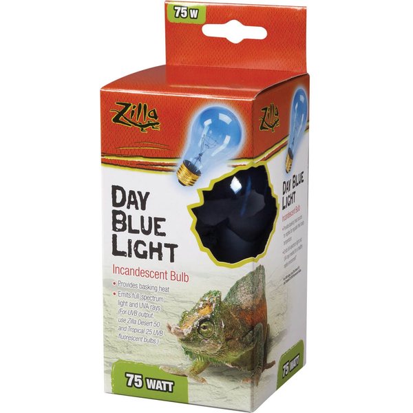 75 Watts NEW 3 Pack Zilla Day Blue Light Incandescent Bulb for Reptiles Watt 