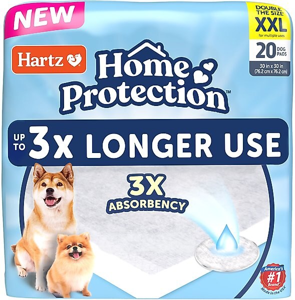 Hartz Home Protection Lavender Scented Dog Pads, 14 Count, Super Absorbent & Won't Leak, Odor Eliminating