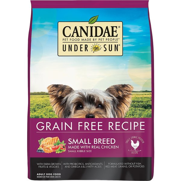 UNDER THE SUN Grain Free Small Breed Adult Chicken Recipe Dry Dog