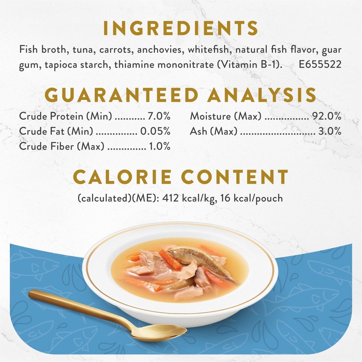 FANCY FEAST Classic Broths with Tuna, Anchovies & Whitefish