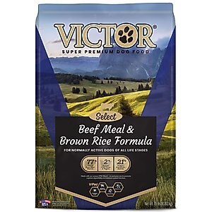 VICTOR Select Beef Meal & Brown Rice Dry Dog Food, 15-lb bag