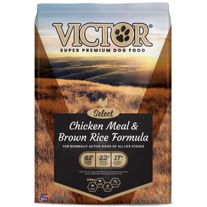 VICTOR Select Chicken Meal & Brown Rice Formula Dry Dog Food, 15-lb bag