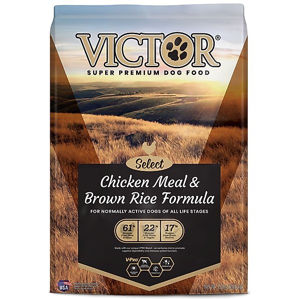 VICTOR Select Ocean Fish Formula Dry Dog Food, 15lb bag