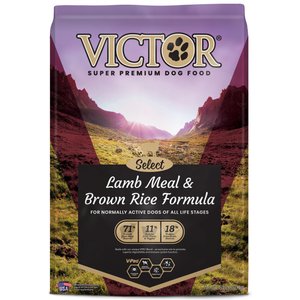VICTOR Select Lamb Meal & Brown Rice Dry Dog Food, 15-lb bag