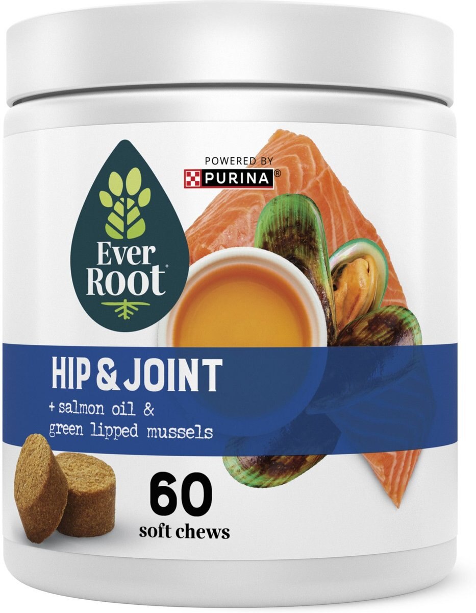EverRoot By Purina Hip & Joint Soft Chews Supplement for Dogs, 10.6-oz canister