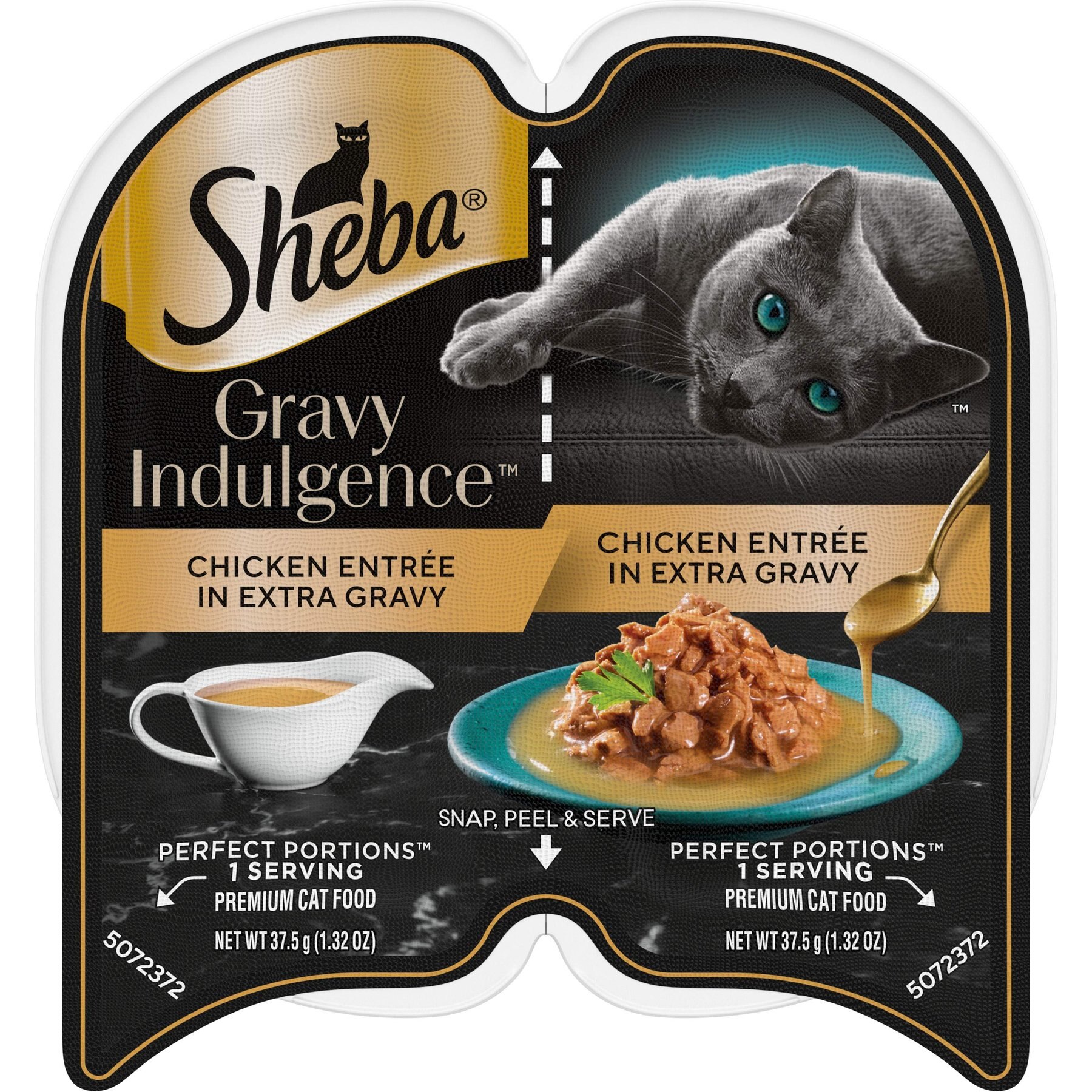 SHEBA Gravy Indulgence Chicken Entree in Extra Gravy Grain Free