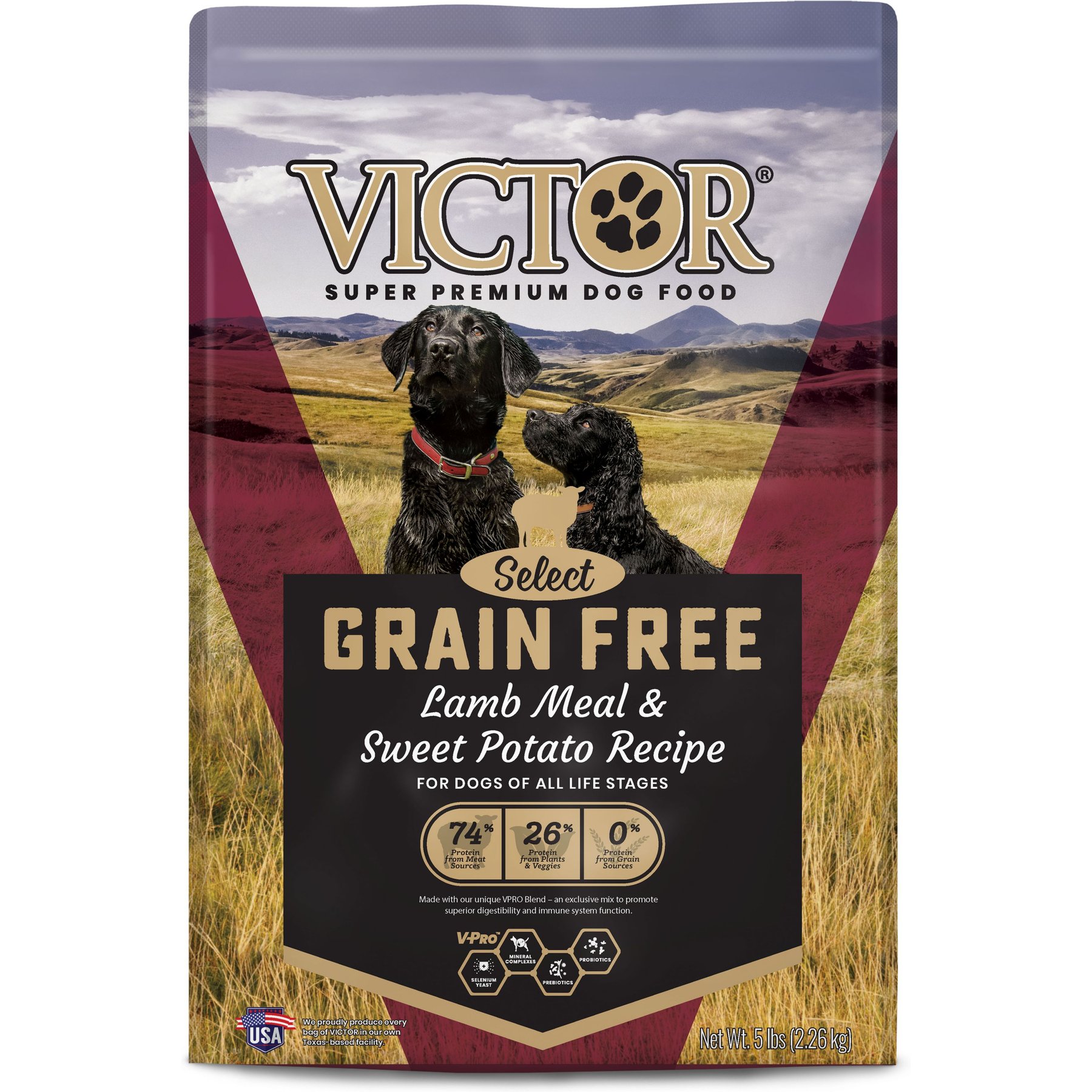 VICTOR Select Lamb Meal Sweet Potato Recipe Grain Free Dry