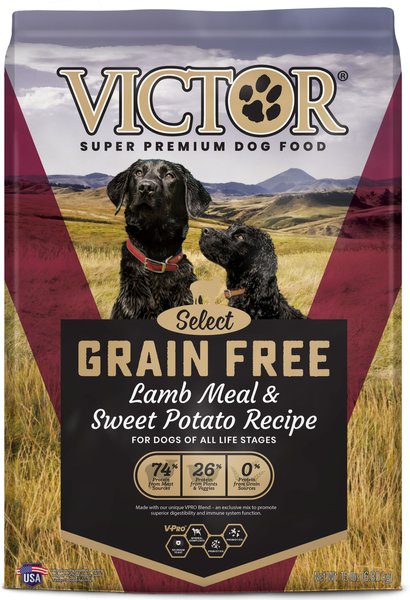 VICTOR Select Lamb Meal Sweet Potato Recipe Grain Free Dry Dog