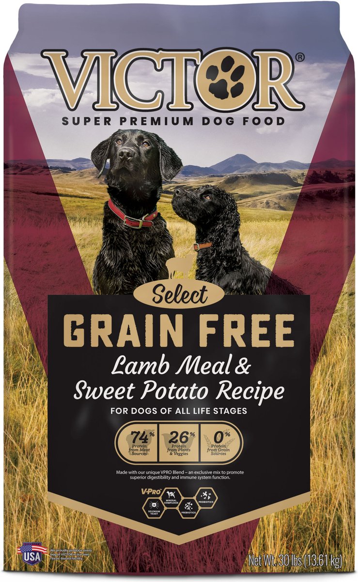 VICTOR Sensitive Skin & Stomach Grain-Free Lamb Meal & Sweet Potato Recipe Dry Dog Food