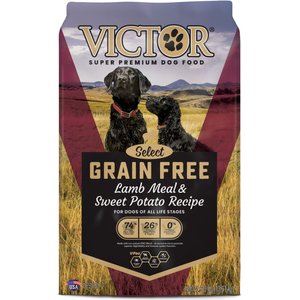 VICTOR Select Lamb Meal & Sweet Potato Recipe Grain-Free Dry Dog Food, 30-lb bag