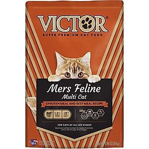 VICTOR Mers Feline Dry Cat Food, 5-lb bag