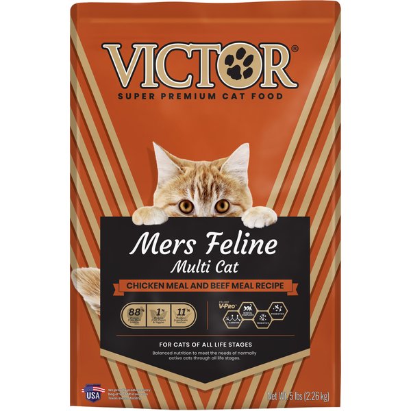 VICTOR Mers Feline Dry Cat Food 5 lb bag Chewy