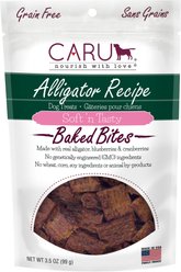 Caru Soft 'n Tasty Baked Bites Alligator Recipe Grain-Free Dog Treats, 3.75-oz bag