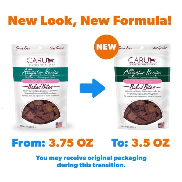 Caru Soft 'n Tasty Baked Bars Beef Recipe Grain-Free Dog Treats