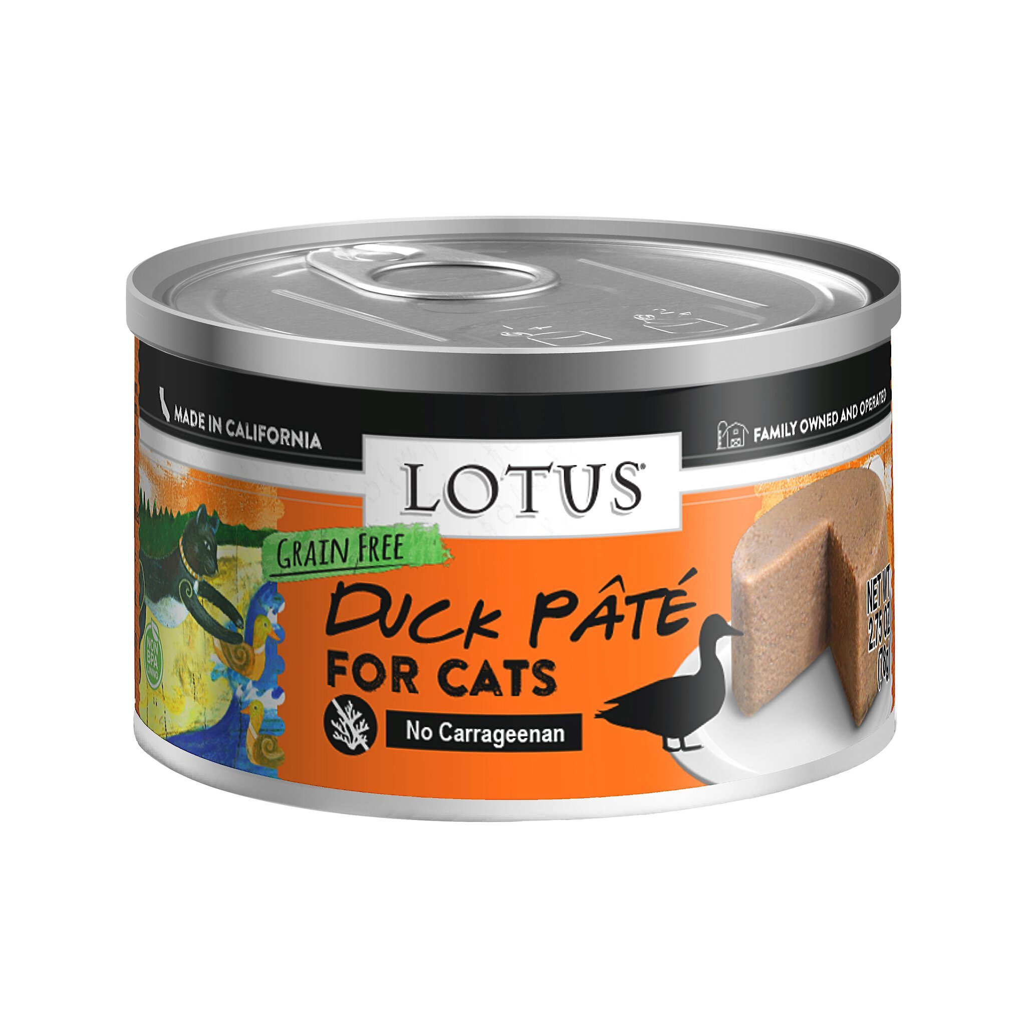 LOTUS Duck Pate Grain Free Canned Cat Food reviews Chewy