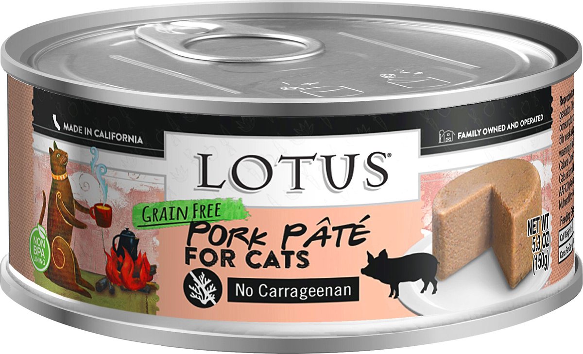 Lotus Pork Pate Grain-Free Canned Cat Food