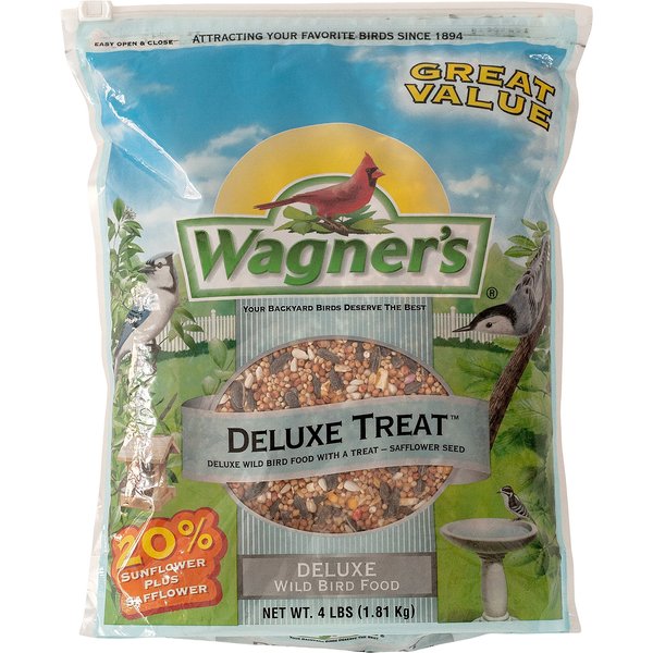 Wagners Safflower Seed Wild Bird Food 50 lb Bag Feeder Cardinals Squirrels 