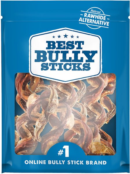 Best Bully Sticks Curly 10" Bully Sticks Dog Treats, 12 count slide 1 of 4