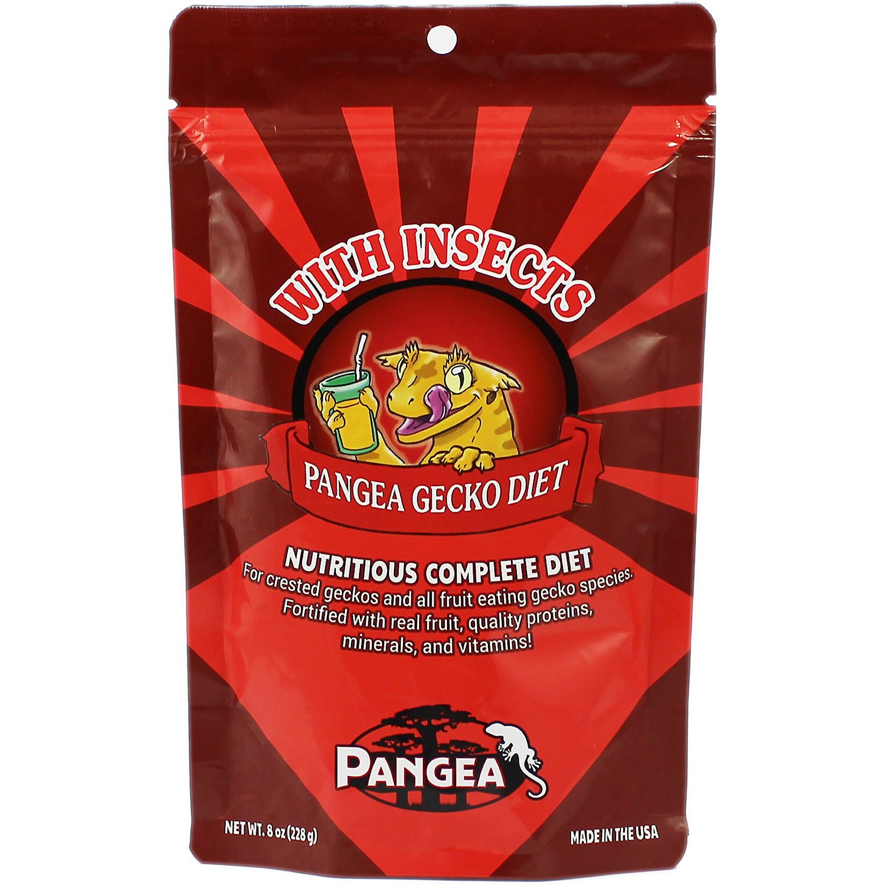 PANGEA Fruit Mix Gecko Diet with Insects Food, 8-oz bag - Chewy.com