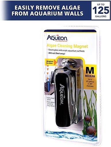 Aqueon Algae Cleaning Magnet for Aquariums, Medium