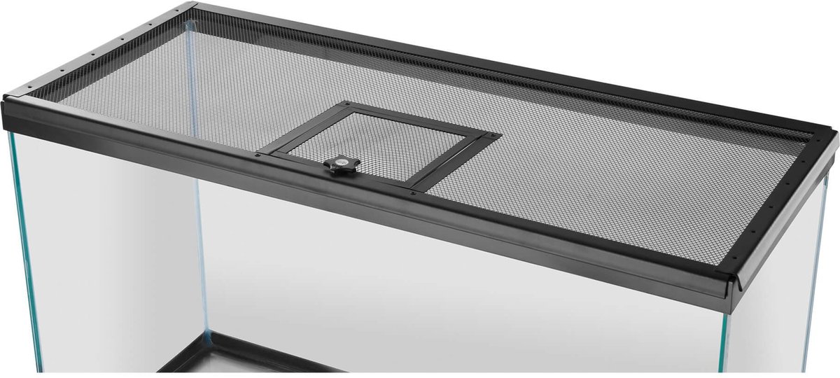 ZILLA Fresh Air Screen Cover with Hinged Door for Terrariums, 20in