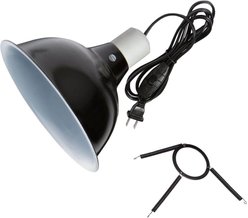 Zilla Premium Reflector Light & Heat Black Ceramic Dome Lighting Fixture, 8.5-in slide 2 of 8
