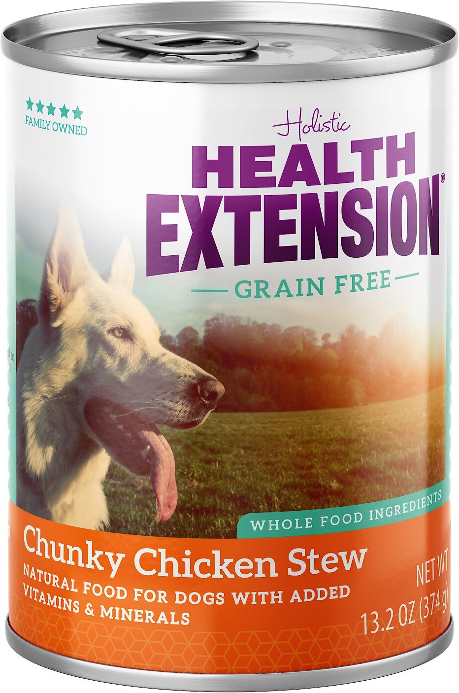 health extension dog food canned