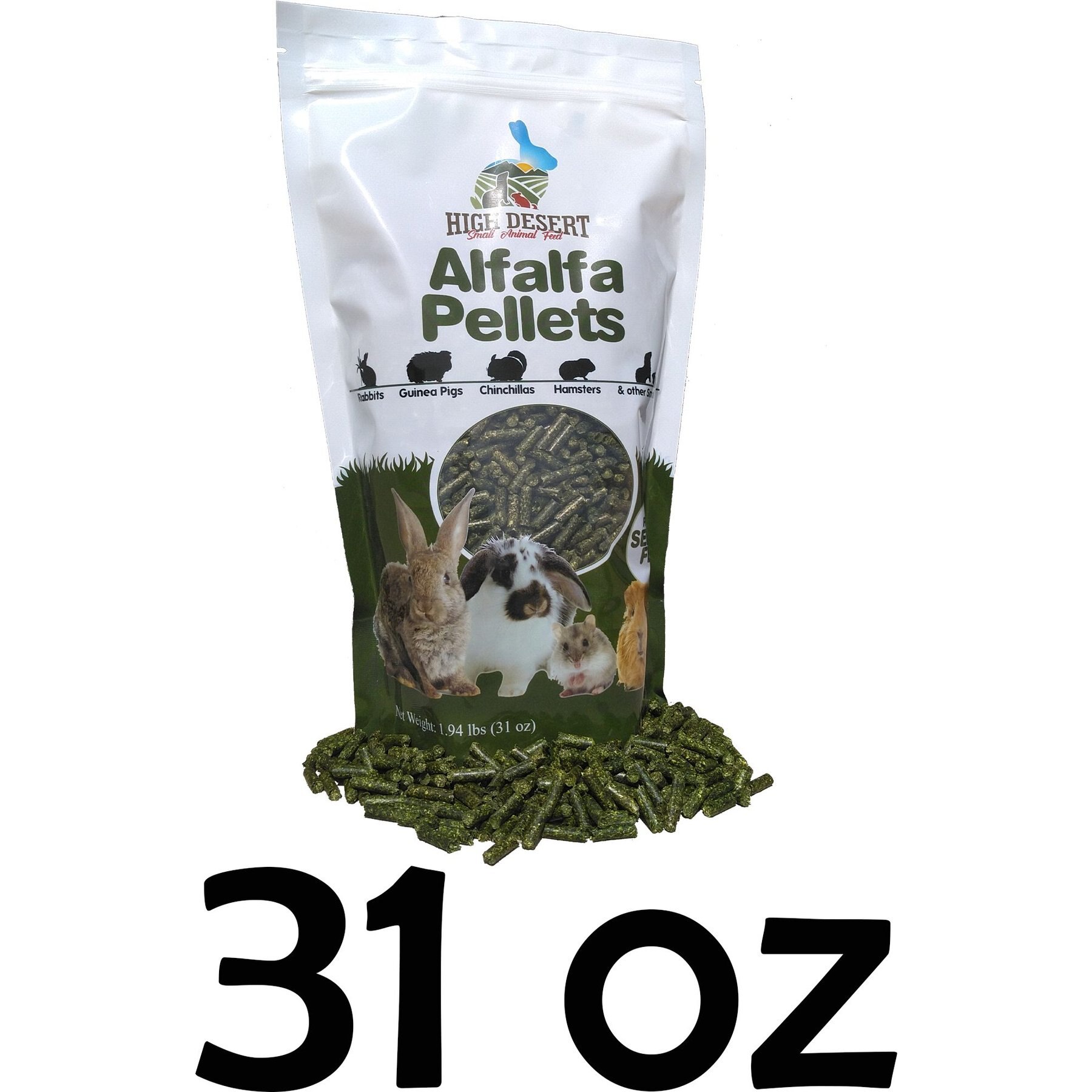 Guinea orders pig alfalfa pellets