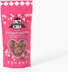 Lord Jameson Coconut Kisses Vegan Soft & Chewy Dog Treats, 6-oz pouch