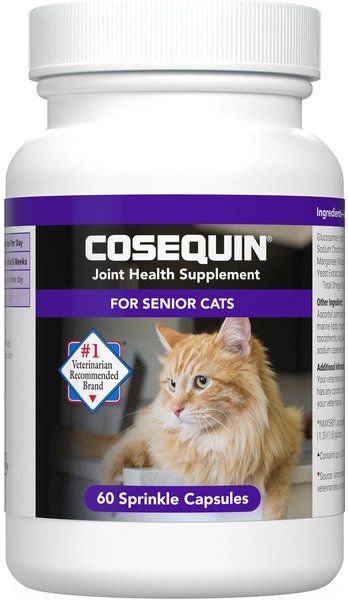 Nutramax Cosequin Joint Health Sprinkle Capsules Supplement for Senior Cats 60 count