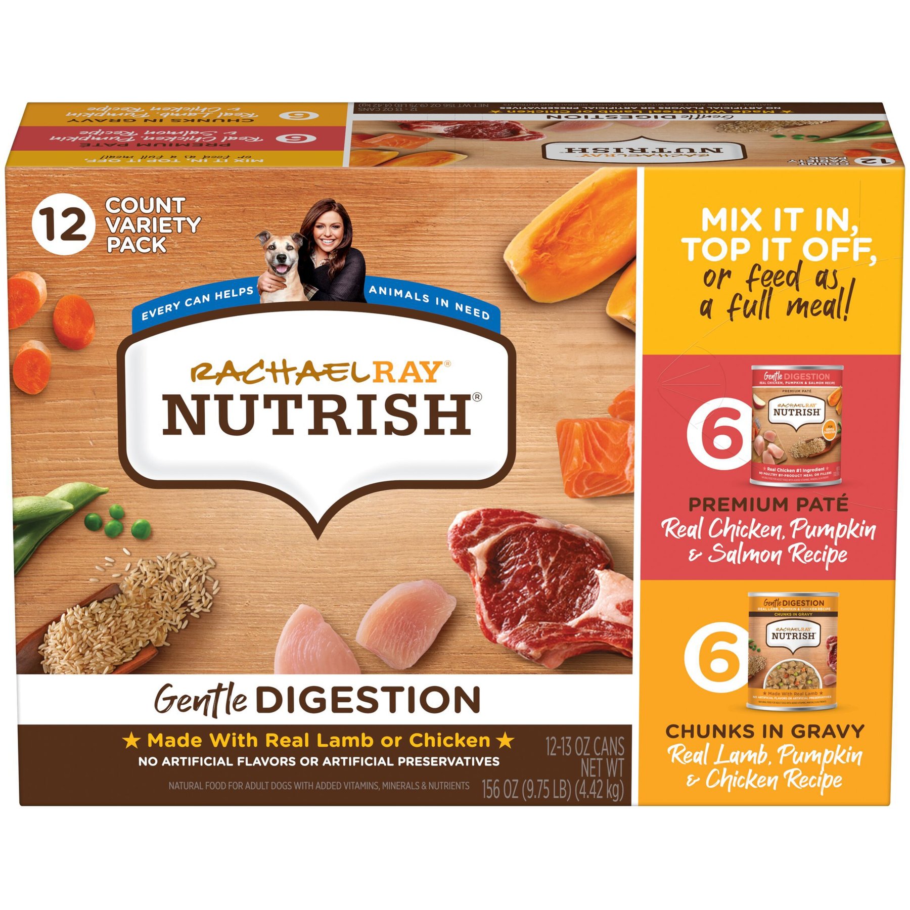 Out of Stock - RACHAEL RAY NUTRISH Gentle Digestion Variety Pack Canned ...