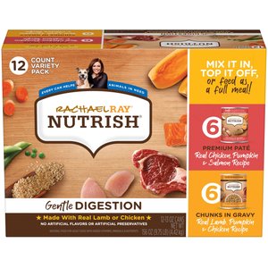 RACHAEL RAY NUTRISH Gentle Digestion Variety Pack Canned Dog Food, 13 ...