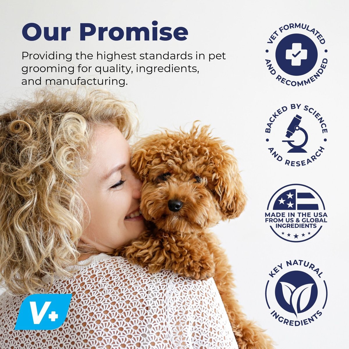 Vetnique Labs Furbliss Refreshing Shampoo with Essential Oils, Oatmeal Dog & Cat Grooming Shampoo