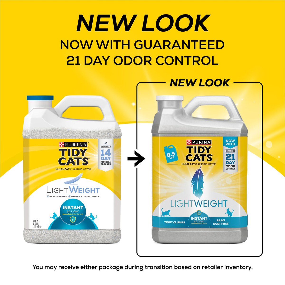 Tidy Cats Lightweight Instant Action & Odor Control Scented Clumping Clay Cat Litter