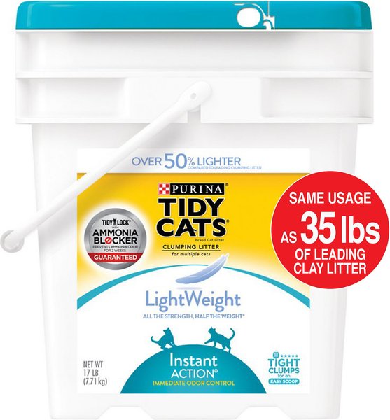 New Version Available TIDY CATS Lightweight Instant Action Scented Clumping Clay Cat Litter
