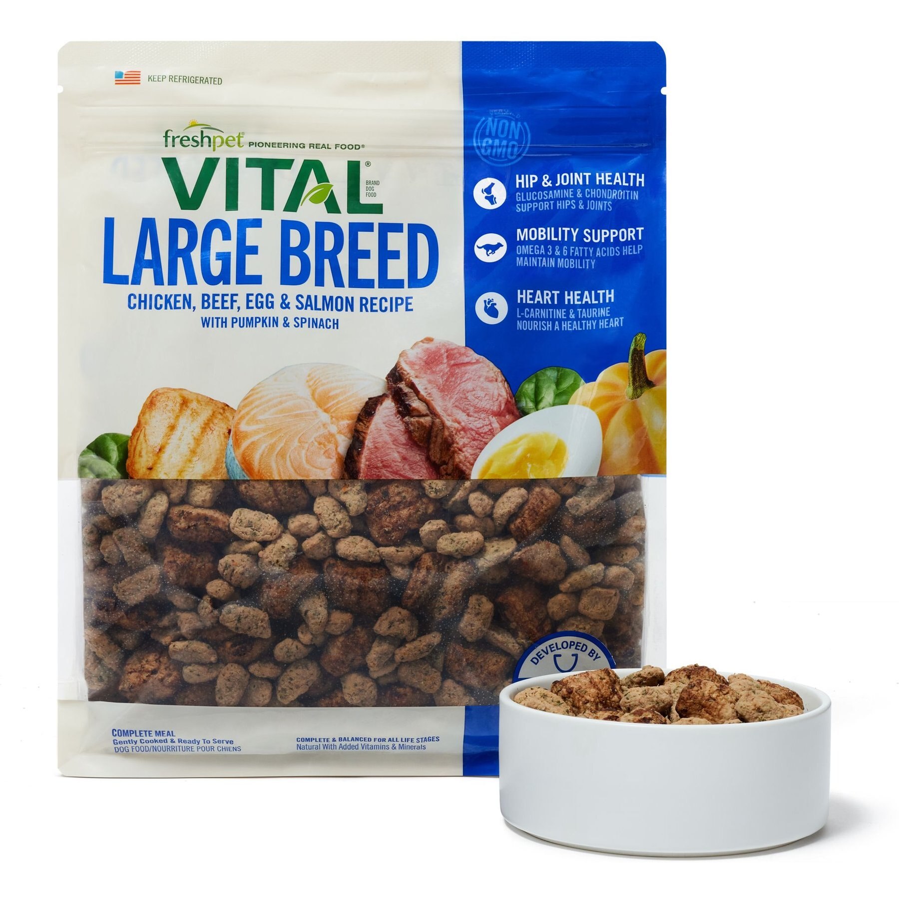 FRESHPET Vital Healthy Natural Large Breed Fresh Dog Food 5