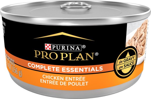 Purina Pro Plan Adult Chicken Entree in Gravy Canned Cat Food, 5.5-oz, case of 24 slide 1 of 9
