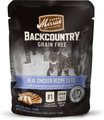Merrick Backcountry Grain-Free Morsels in Gravy Real Chicken Recipe Cuts Cat Food Pouches, 3-oz, case o...