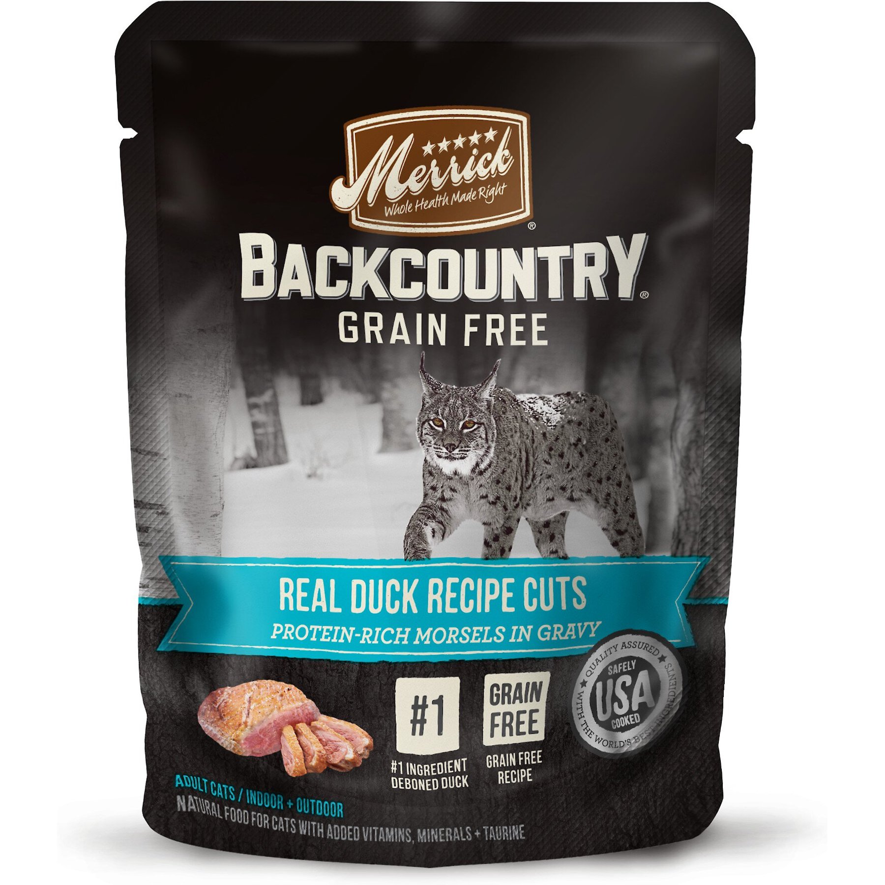 Merrick Backcountry Game Bird Real Duck Sausage Cuts Grain-Free Dog Treats,  5-oz